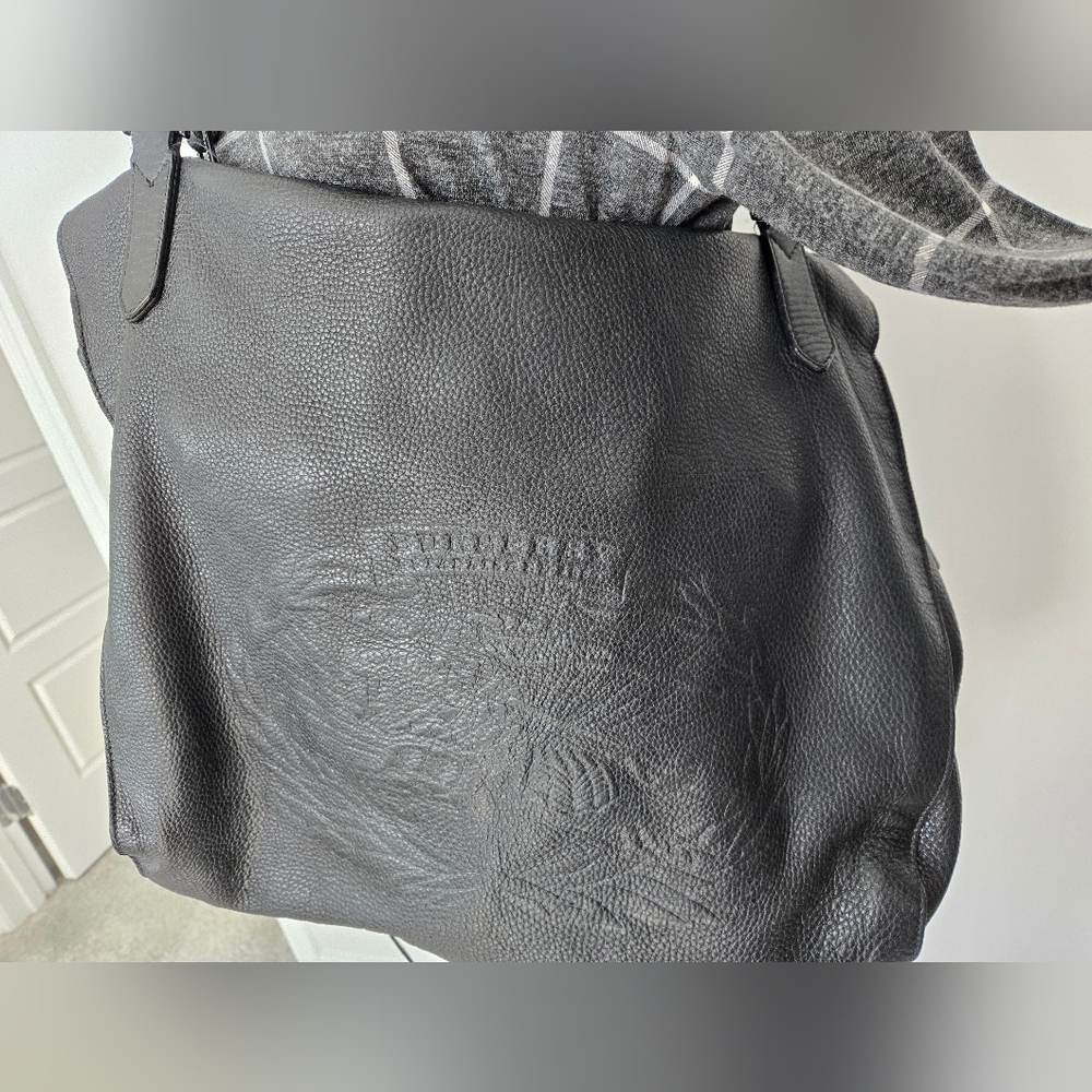 Burberry leather extra large weekender bag - Picture 3 of 16